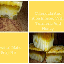 Load image into Gallery viewer, Mystical Maiya... Aloe Honey And Turmeric with infused Calendula.
